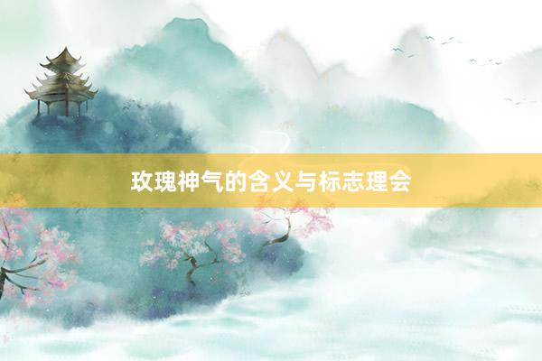 玫瑰神气的含义与标志理会
